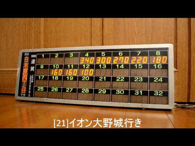 運賃表示器で遊んでみた - YouTube