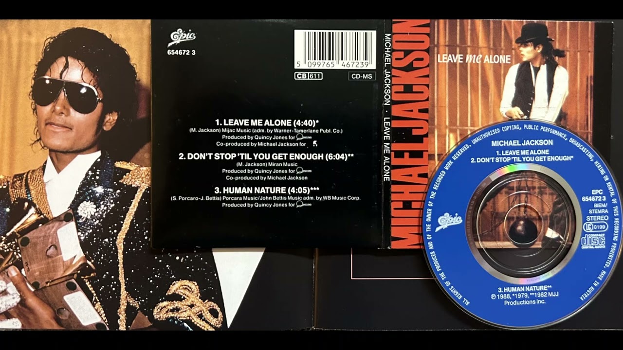 Michael Jackson (3. Human Nature - 3 Inch CD Mini-Disc)(©1989 CBS