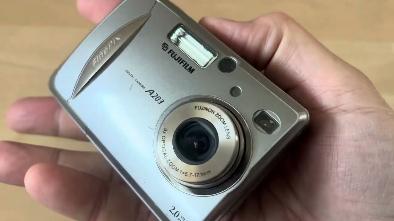 動作確認済】FUJIFILM FinePix A203 オールドデジカメ 美品 動作確認済