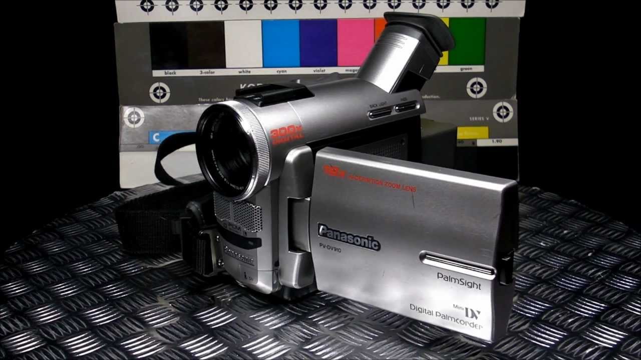 Panasonic Digital Palmcorder PV-DV910D Camcorder - YouTube
