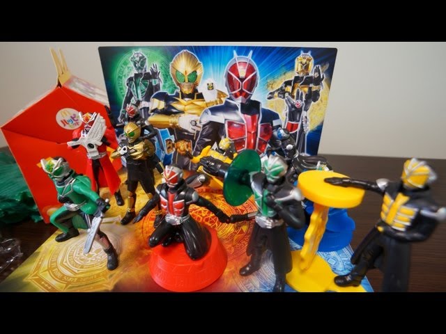 McDonalds】ハッピーセット 仮面ライダーウィザードコンプリートBOX