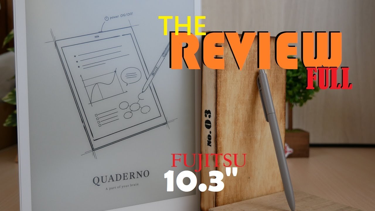 Fujitsu Quaderno A5 Gen 2 - 10.3 Inch Digital Paper Review - YouTube