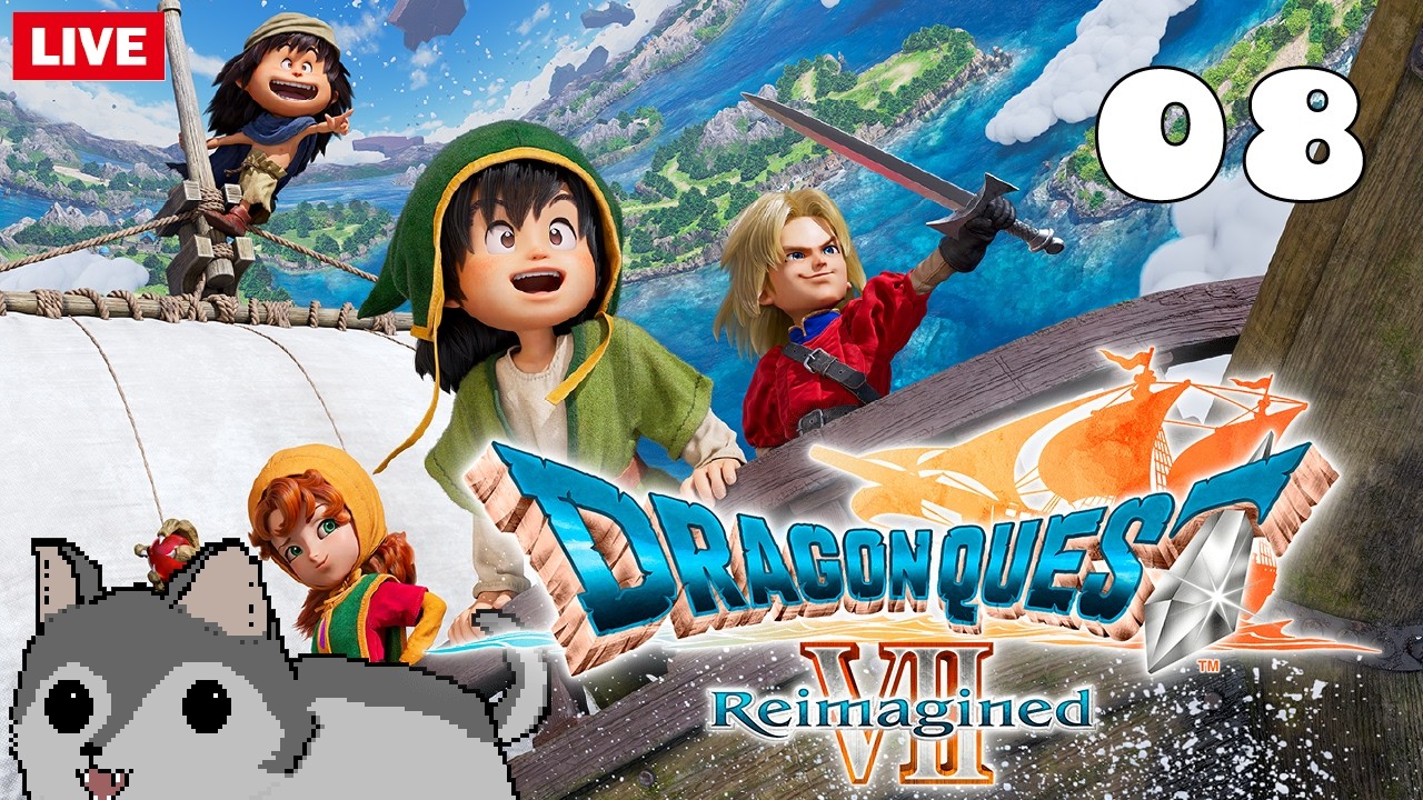 Live】#08 町人が全員からくり化してたらどうしよう【ドラゴンクエスト