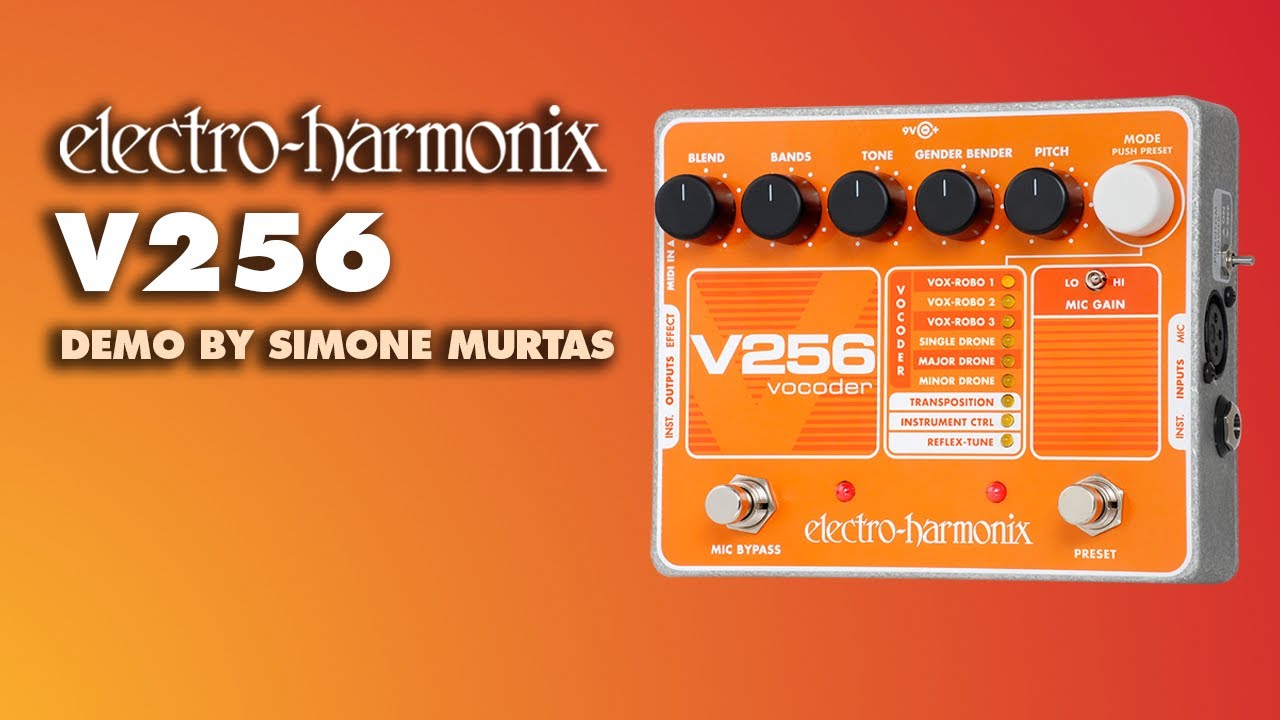 Electro-Harmonix V256 Vocoder (EHX Pedal Demo by Simone Murtas
