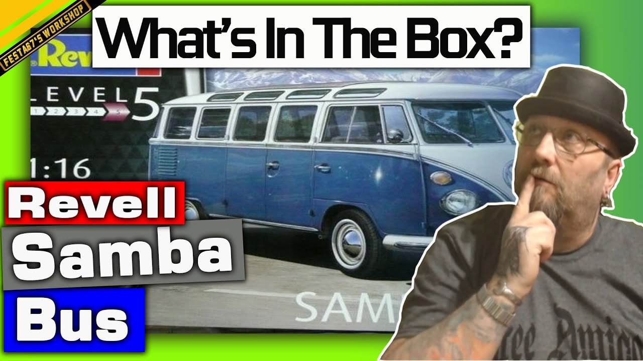 Inbox Review - Revell - Volkswagen T1 Samba Bus - 07009 - 1:16
