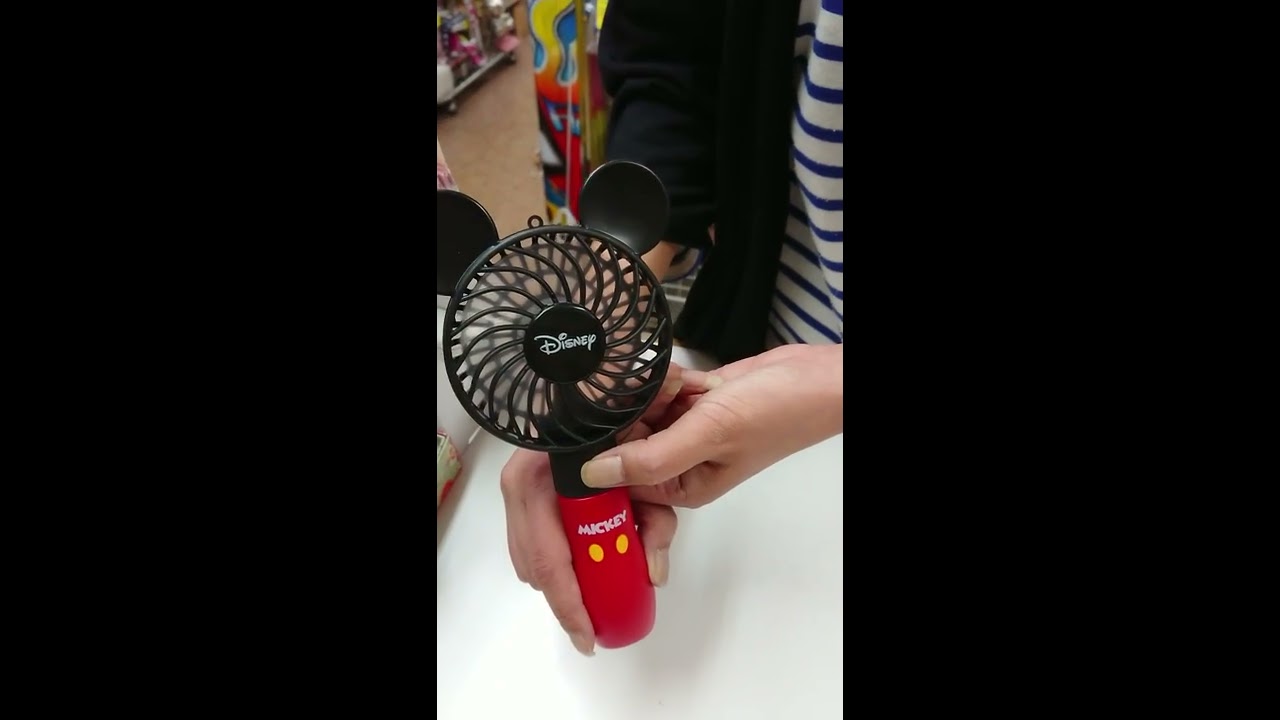 ディズニーハンディ扇風機LIAN-DHS