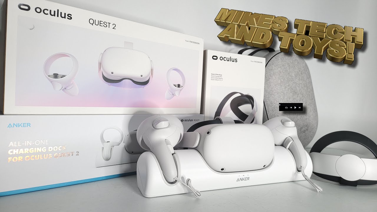 Oculus Quest 2 NEW Version Bundle & Anker Oculus Quest 2 Charging