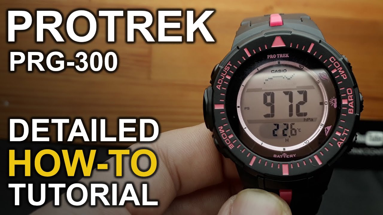 Casio ProTrek PRW 3000 Triple Sensor Tough Solar 3414 Review in