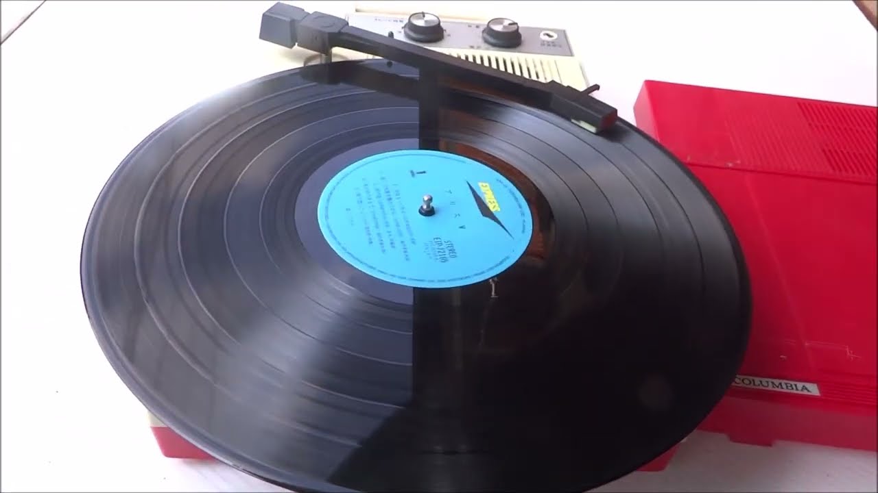 ビンテージなコロンビアレコードプレーヤー モデル：GP 3（初代