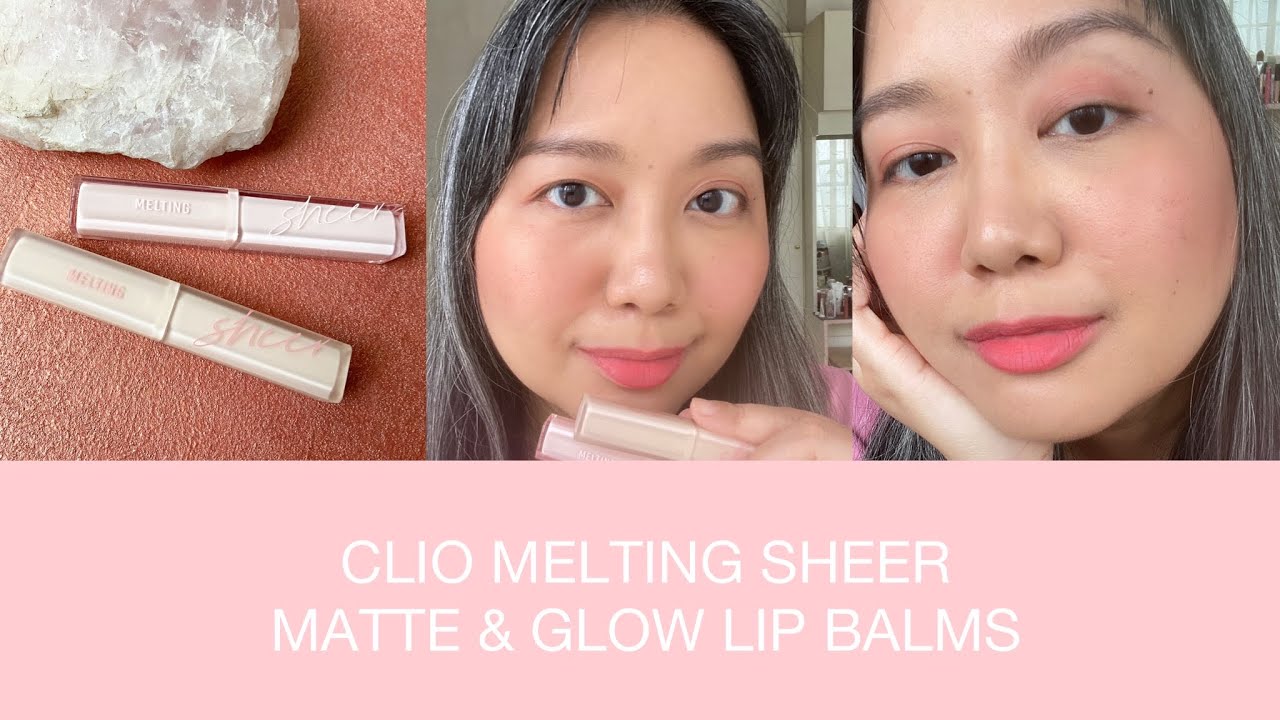 CLIO x AESPA: Trying out the MELTING SHEER GLOW BALM in Rosy +