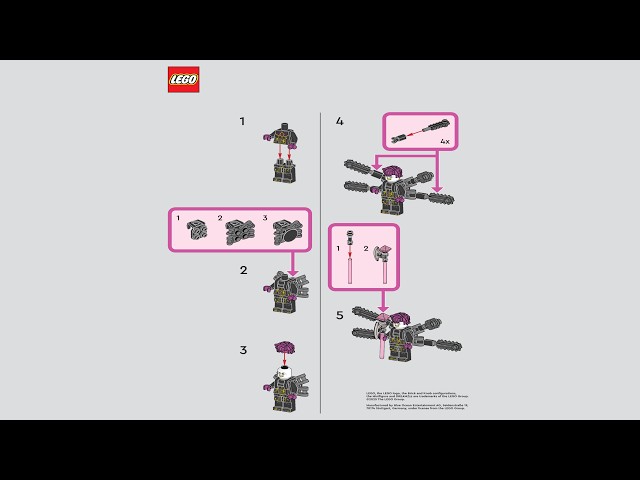 📖 LEGO instructions 📖 Magazine Gift 📖 552502 📖 Zero 📖 - YouTube