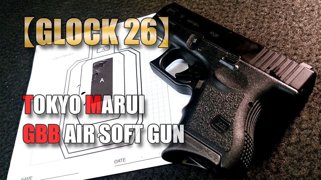 Tokyo Marui GBB [Glock 26] Compact and quick recoil! Gas blowback