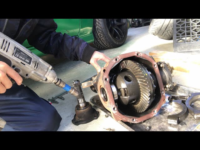 Final gear replacement of differential gear - YouTube