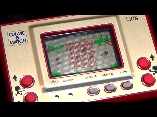 レトロ 液晶ゲーム】ライオン ゲームウォッチ ゲーム＆ウォッチ 任天堂