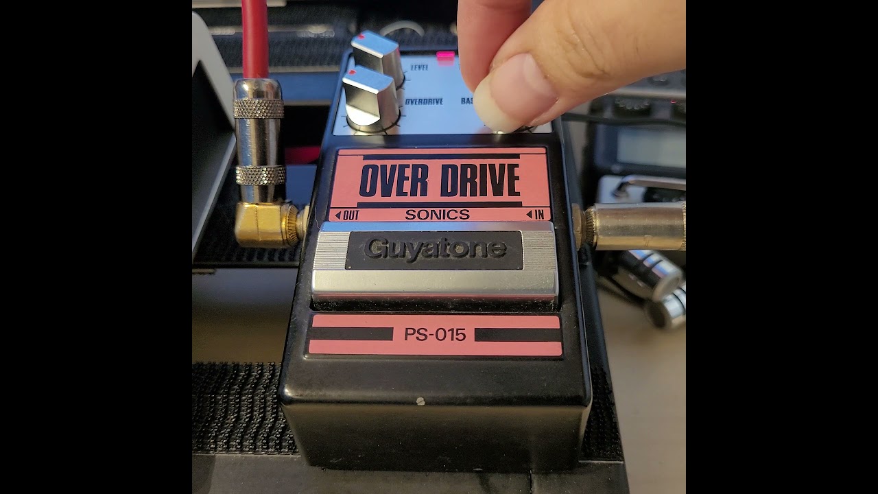 Test Guyatone PS-015 Overdrive Year 1983 - YouTube