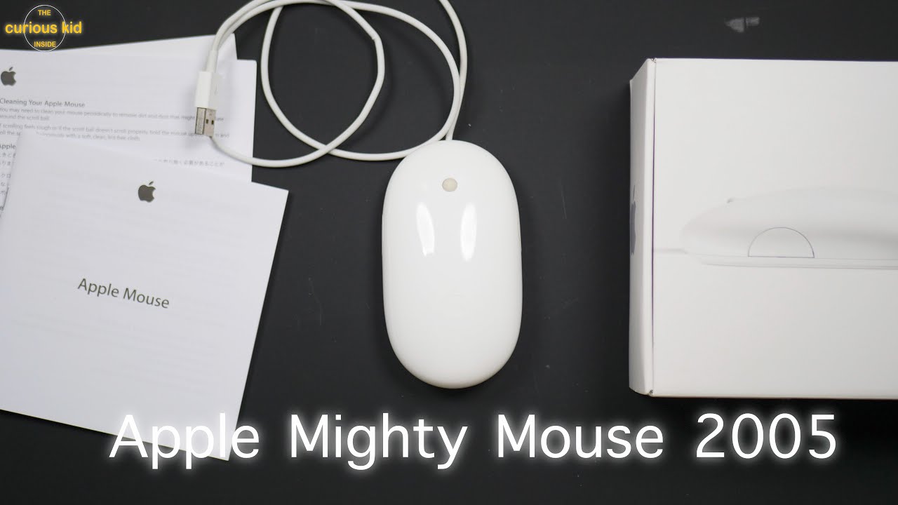 APPLE MIGHTY MOUSE - 2005 | ASMR UNBOXING - YouTube