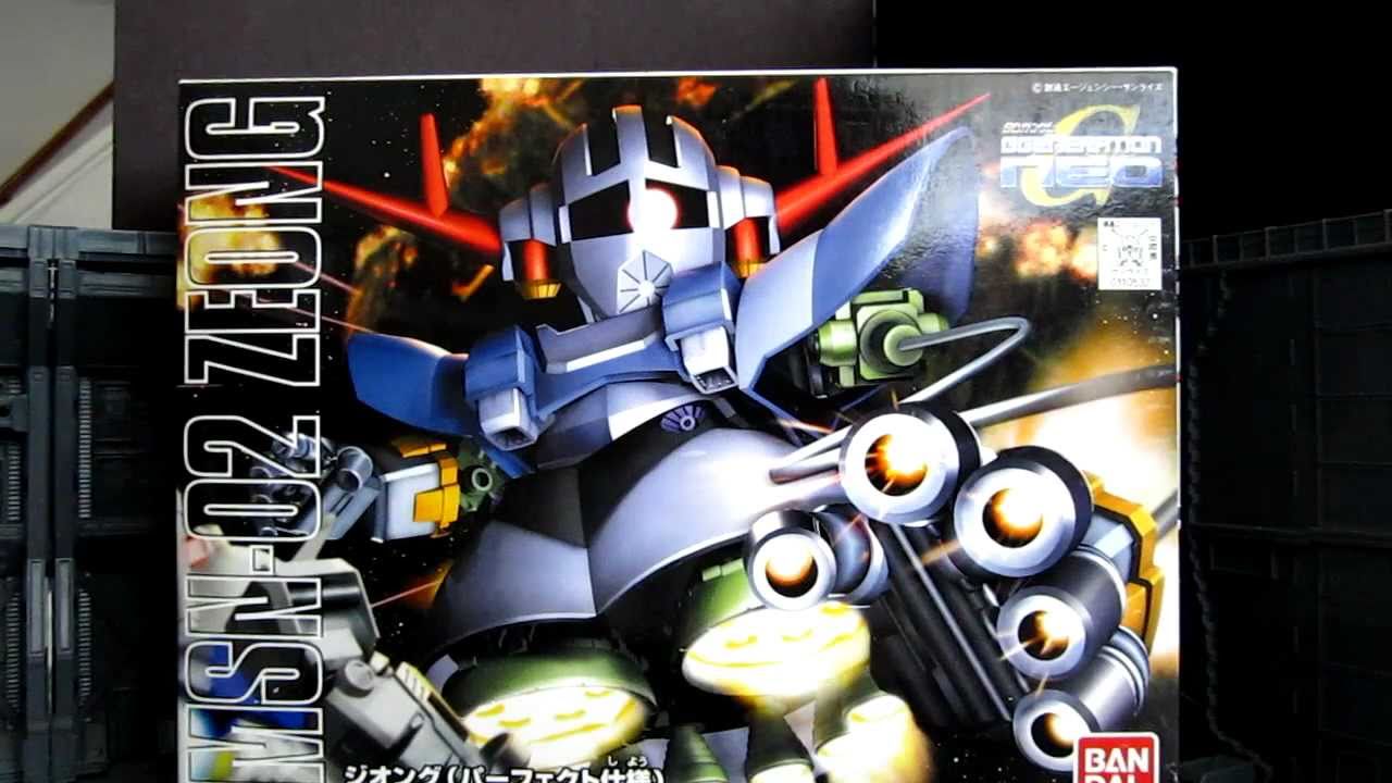 SD Gundam: BB 234 (Perfect) Zeong Review - Unpainted - YouTube