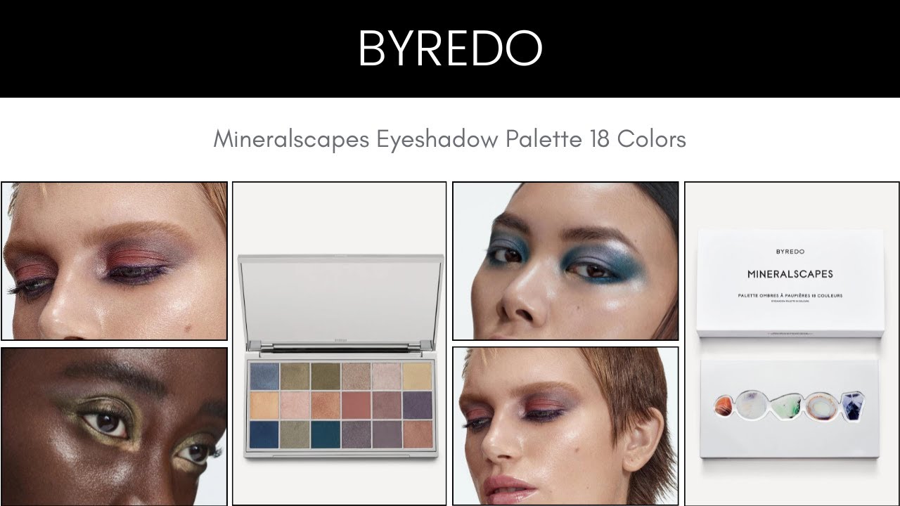 Byredo Mineralscapes Eyeshadow Palette 18 Colours - BeautyVelle
