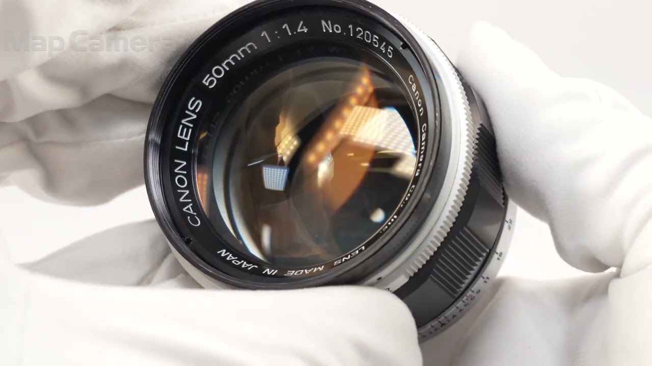 Canon (キヤノン) CANON (L) 50mm F1.4 良品 - YouTube