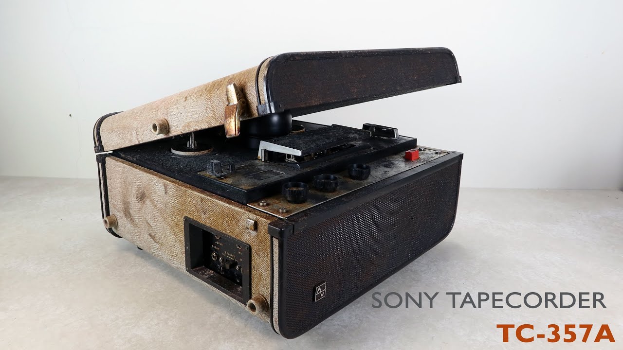 Vintage Sony TC-357A Reel to Reel Tape Recorder Restoration and