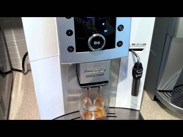 アイスコーヒー入れ方・作り方 デロンギ全自動コーヒーマシン - YouTube