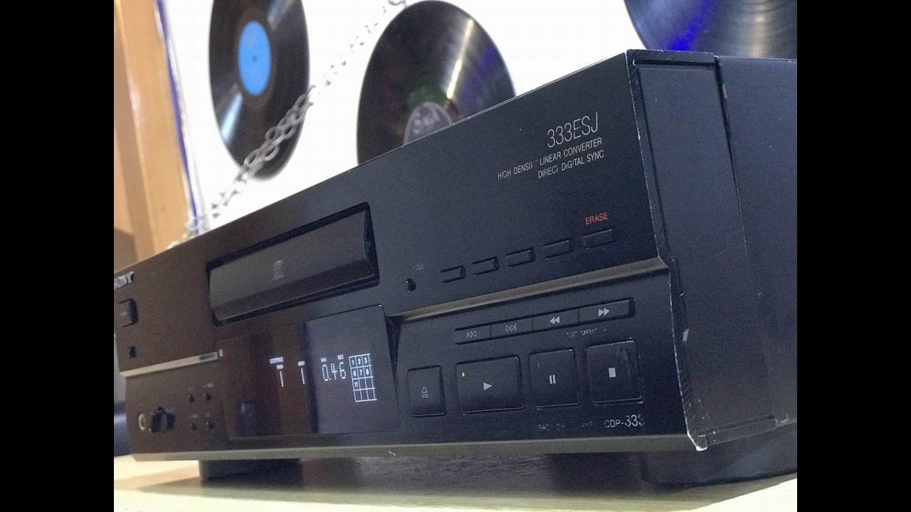 Sony CDP 333ESJ CD Player - Specs/Specifications Are Mentioned In