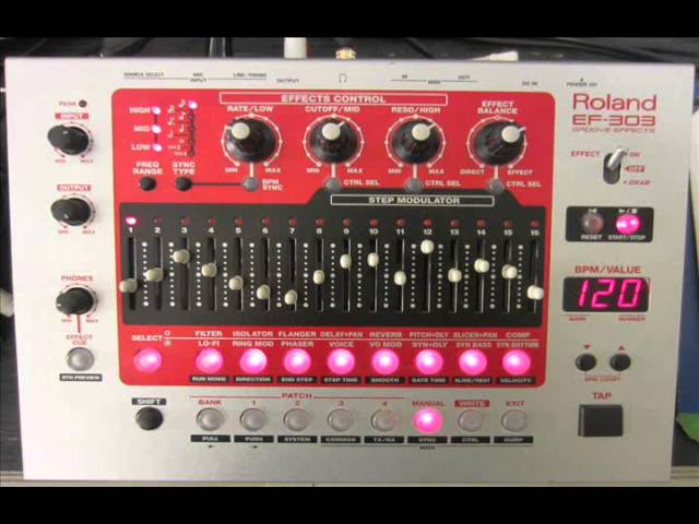 Roland EF-303 Feature Run Through and Full Audio Demo - YouTube
