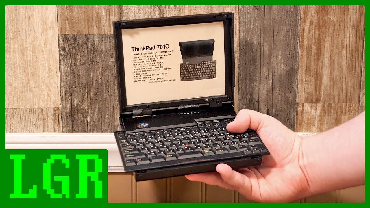 Building a Mini IBM ThinkPad 701C Model Kit - YouTube