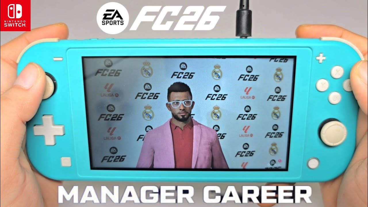 EA FC26 Manager Career (Nintendo Switch Lite) - YouTube