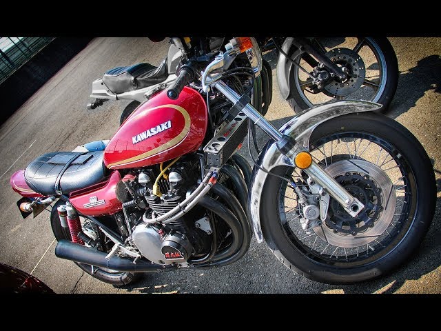 Kawasaki Z1000 セパハン スポークホイール - YouTube