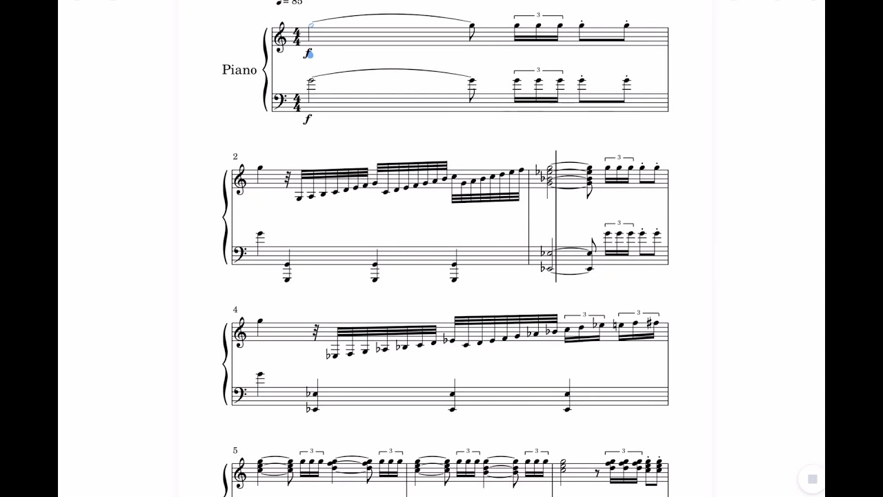 楽譜：ピアノ・れんだん ドラゴンクエスト（DRAGON QUEST）PartⅣ 楽譜