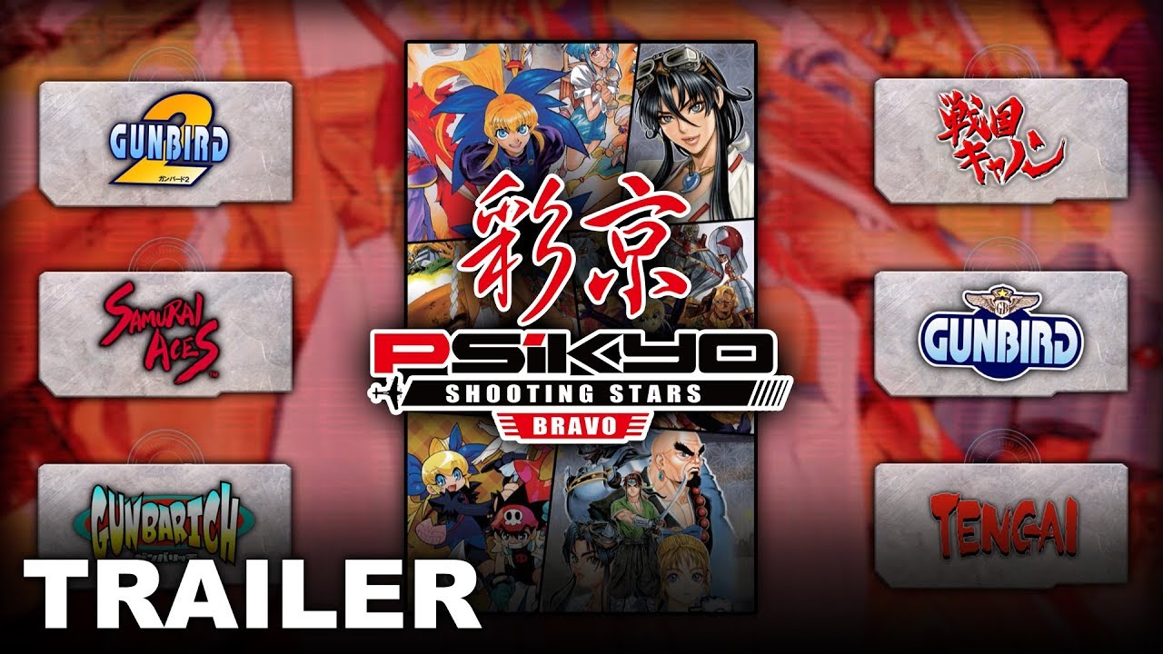 Psikyo Shooting Stars Bravo - Gameplay Trailer (Nintendo Switch