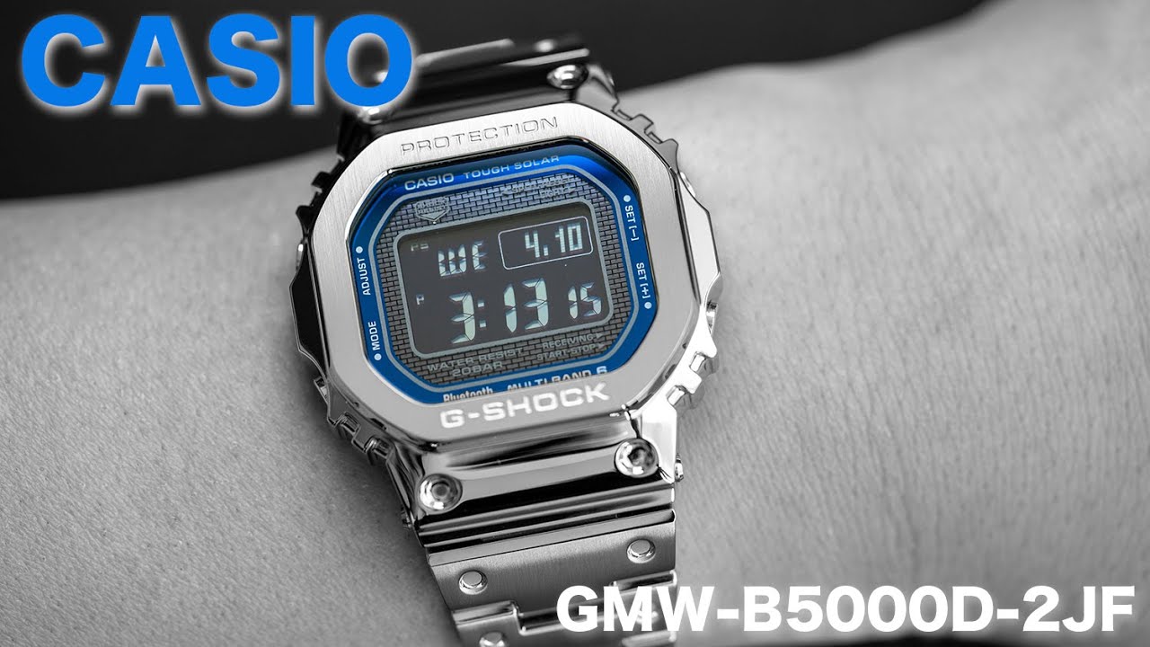 CASIO カシオ GMW-B5000D-2JF【FULL METAL G-SHOCK】 - YouTube