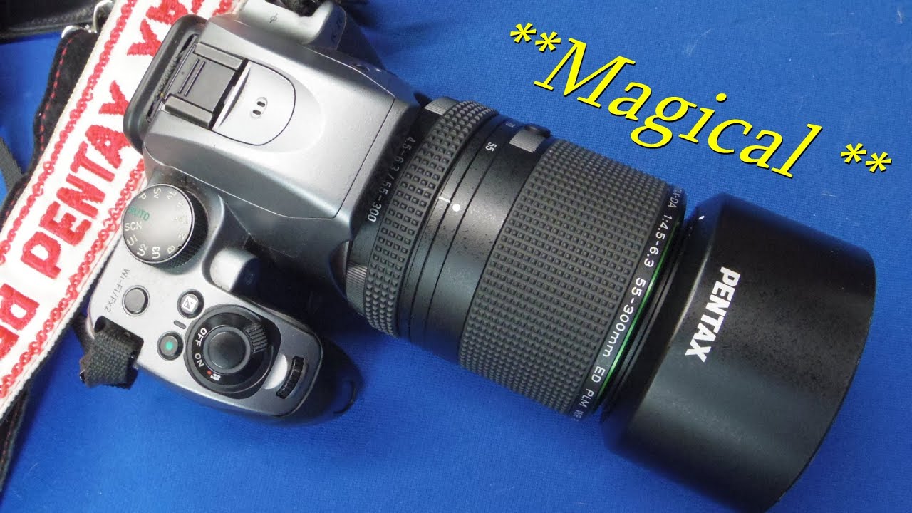 Pentax 55-300mm PLM zoom lens review K-70 - YouTube