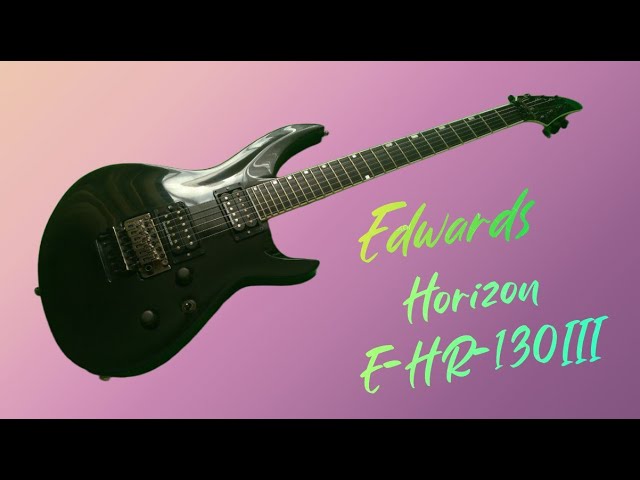 ESP Edwards Horizon E-HR-130III review - YouTube