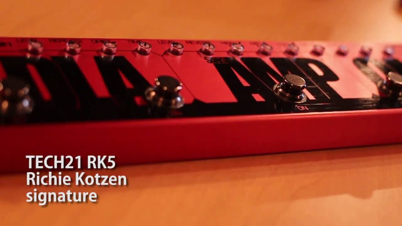 エフェクター】TECH21 RK5 Richie Kotzen signature Review 【レビュー