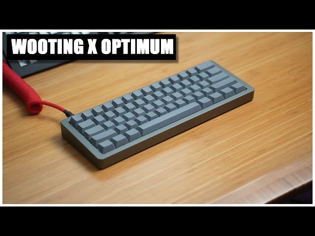 Optimum x Wooting Keyboard Unboxing and Review - YouTube