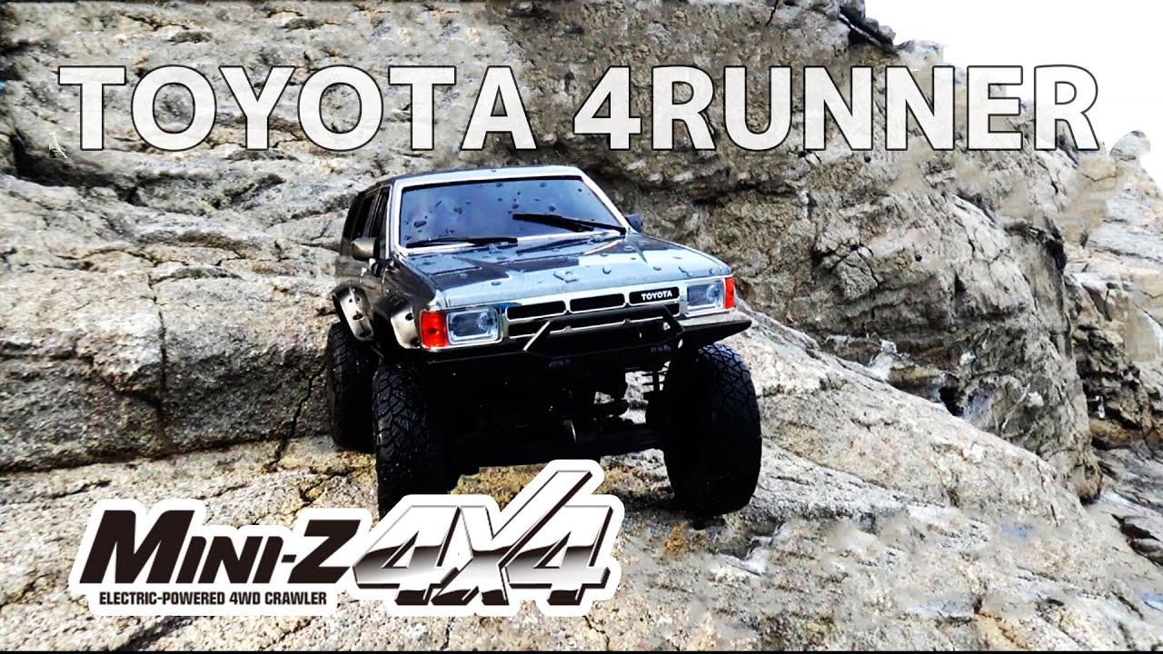 Toyota 4Runner/Hilux Surf RC Car Rock Crawl (Kyosho MINI-Z 4x4