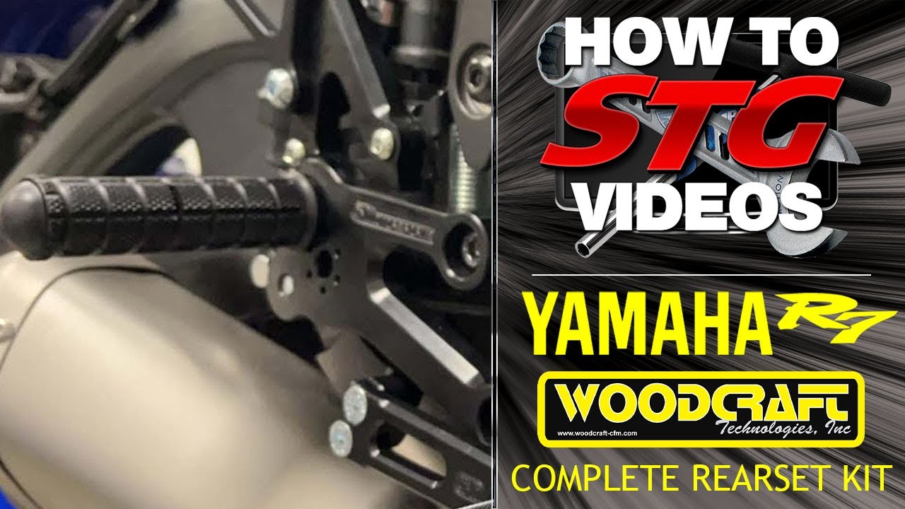 Woodcraft Kawasaki ZX-4RR 2023-2025 Adjustable Rearset Kit