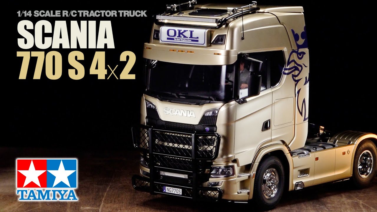 TAMIYA 1/14 R/C TRACTOR TRUCK SCANIA 770 S 4x2 タミヤ スカニア 770