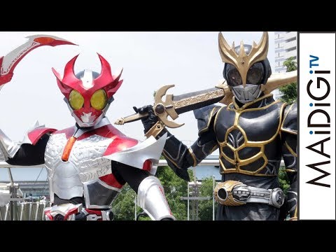 コミケコスプレ】仮面ライダークウガ＆アギトが参上！ 制作期間半年の