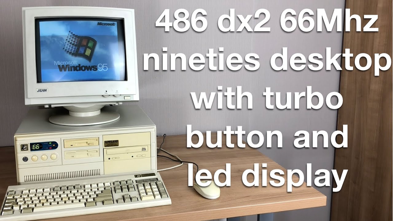 Welcoming my new 486 dx2 66 Mhz retro pc - YouTube