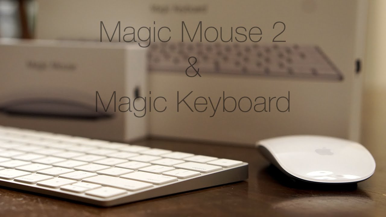 Magic Keyboard and Magic Mouse 2 Review - YouTube