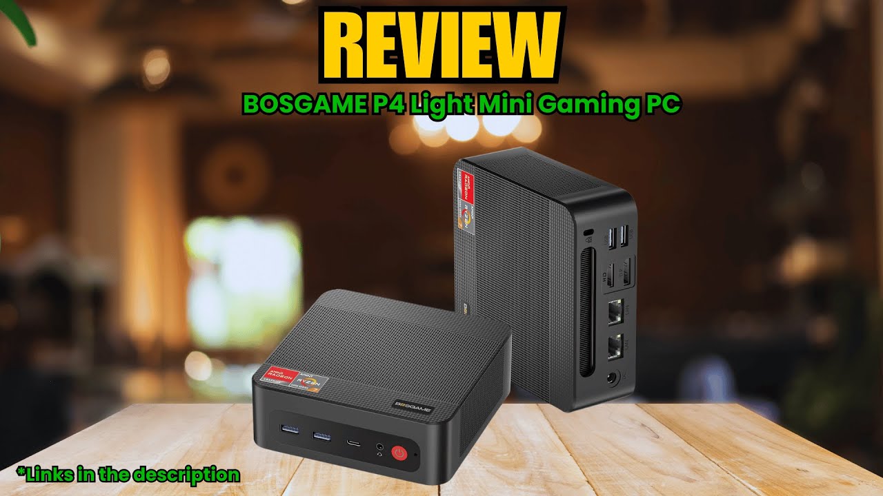 BOSGAME P4 Mini PC Review | Ryzen 7 5700U, 32GB RAM, Triple 4K