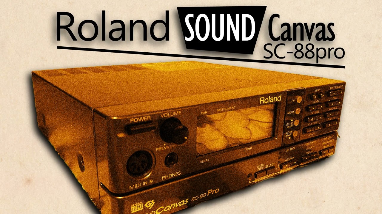 Roland Sound Canvas SC-88pro - MIDI Sound Module from the 90's