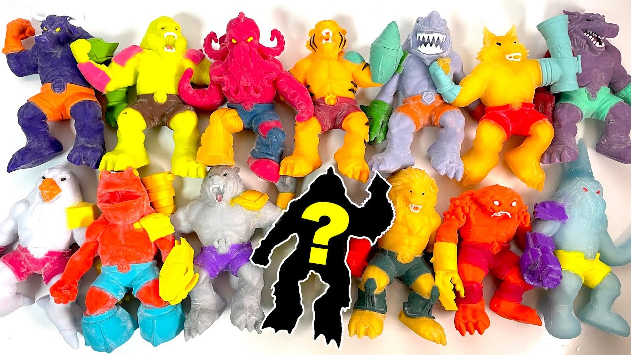 STRETCHIES POWER MUTANTS Complete set 
