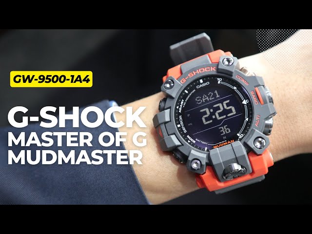 G-SHOCK MASTER OF G MUDMASTER GW9500-1A4 - YouTube