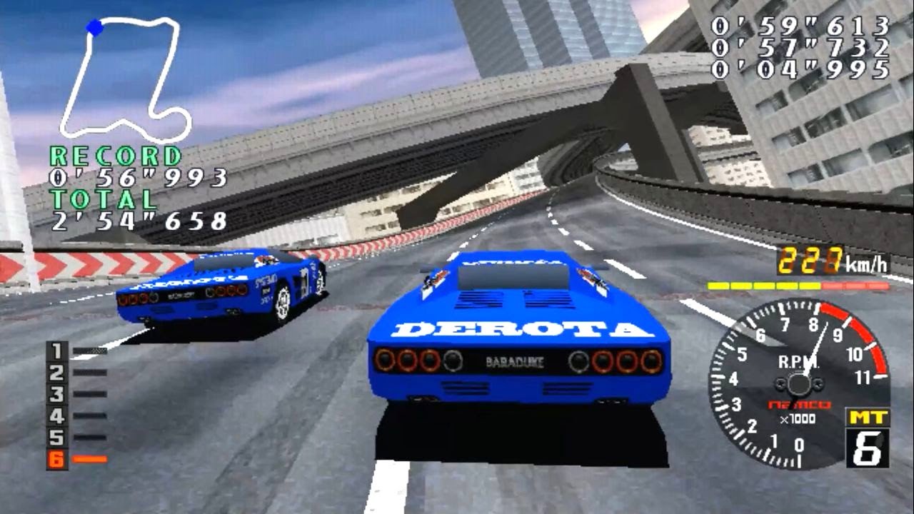 Rave Racer 60fps HD play - YouTube