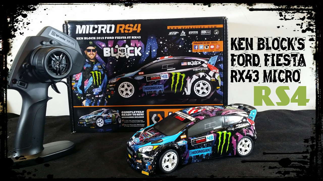 HPI Micro RS4 KEN BLOCK Edition FORD FIESTA RX43- UnBoXiNg & FiRsT