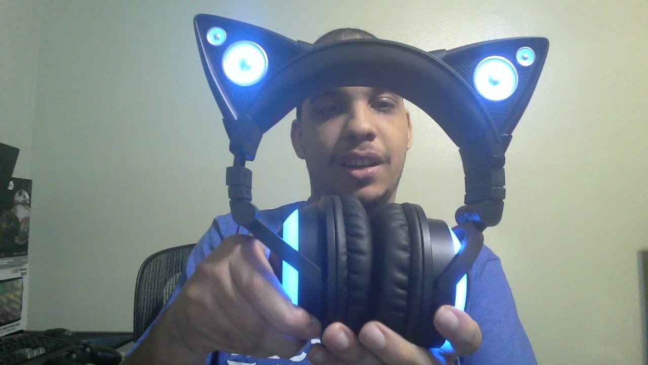 Wireless Cat Headphones from BrookStone [REVIEW] - YouTube